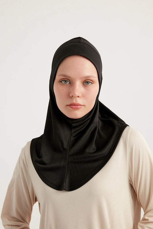 Sports hijab - Black