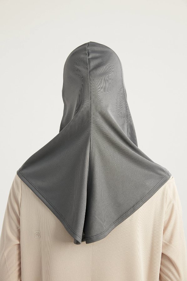 Sports hijab - Grey