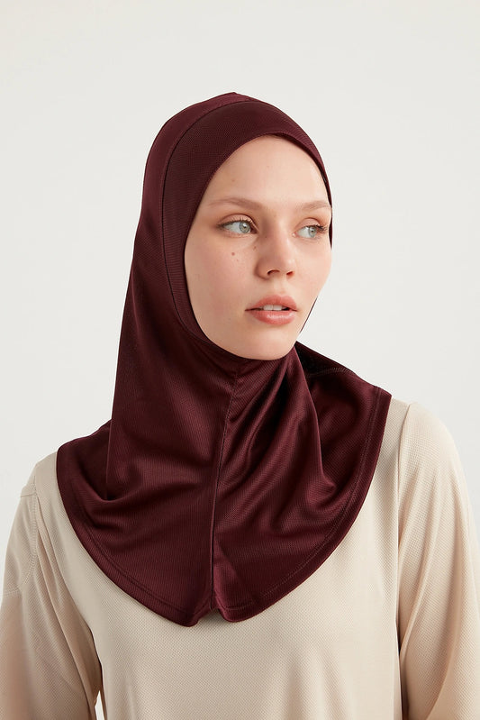 Sports hijab - Burgundy