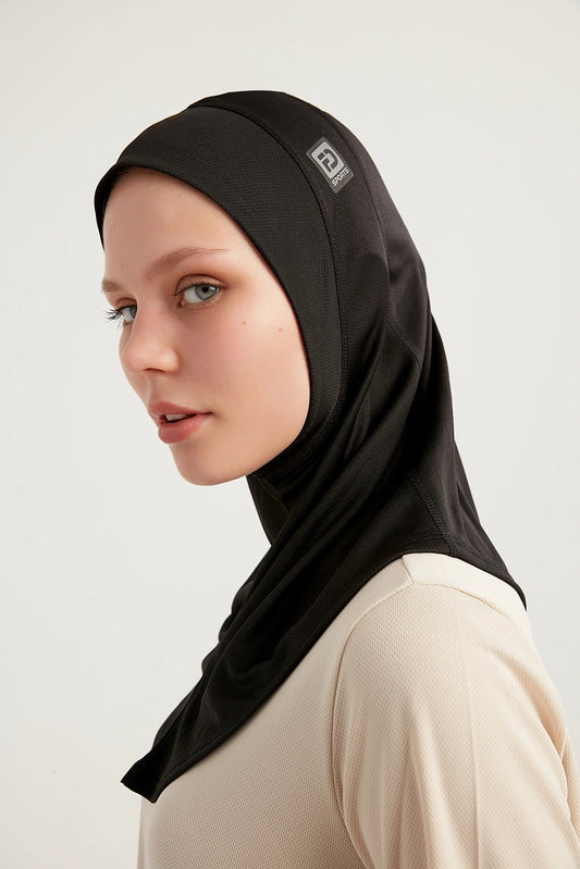 Sports hijab - Black