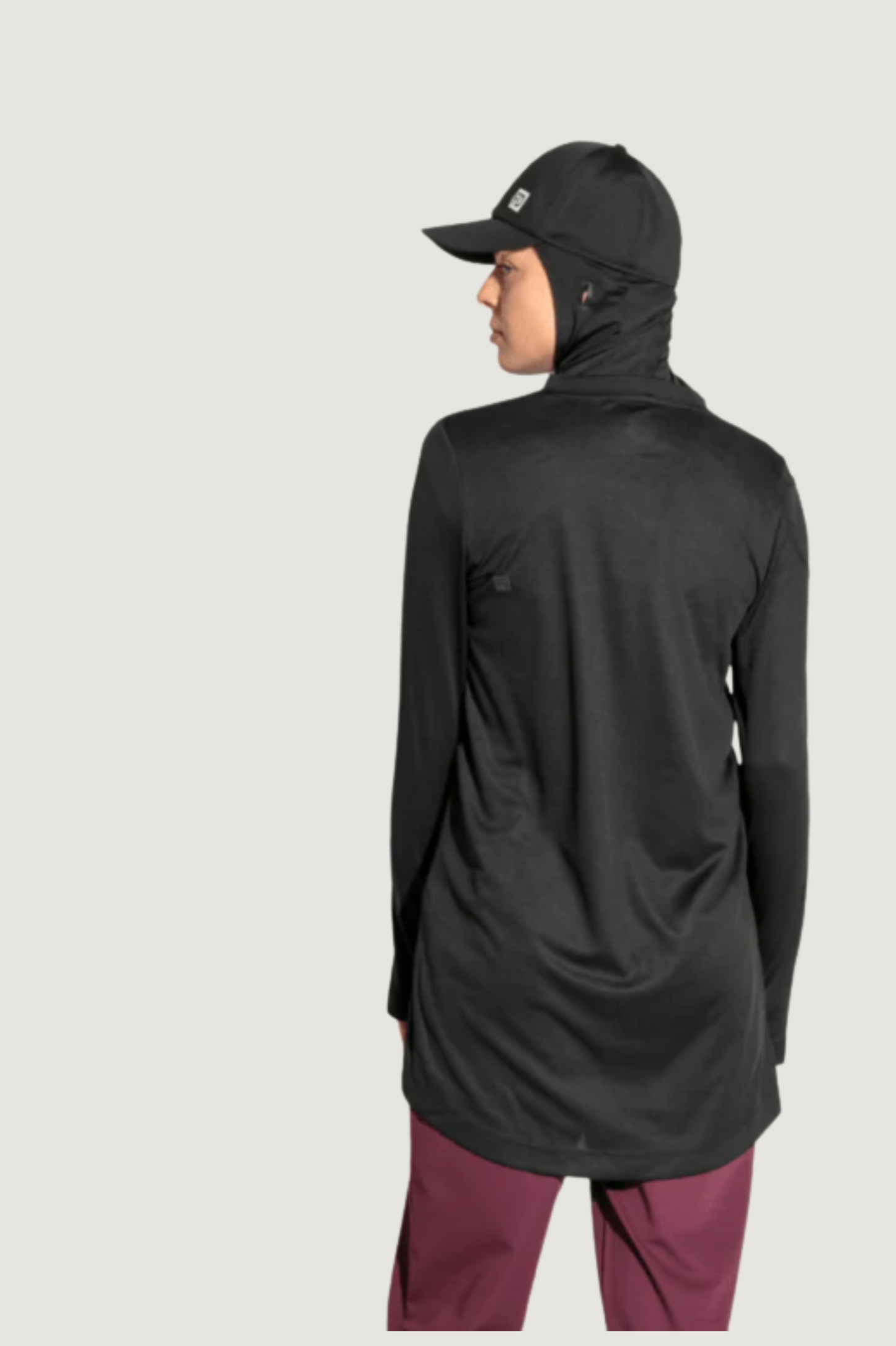 TRAIN-FIT Crew Neck Quick Dry Tracksuit Top - Black