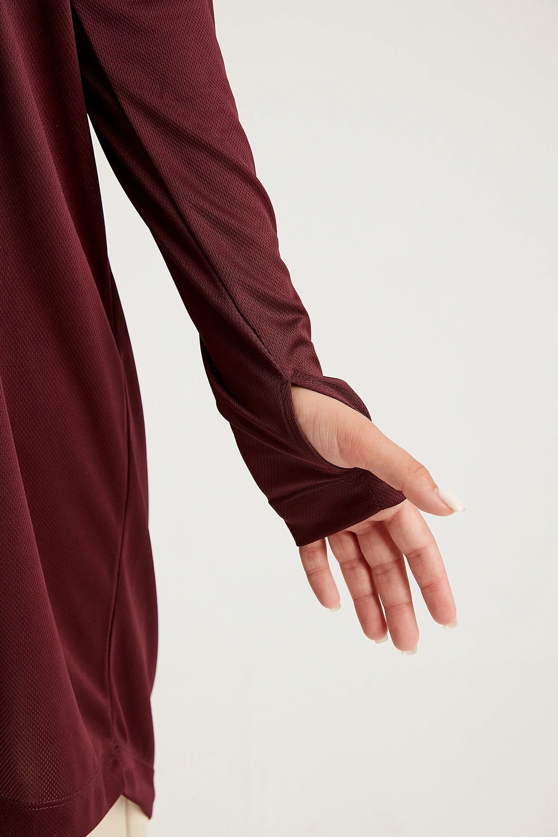 Kanguru Tracksuit Top - Burgundi