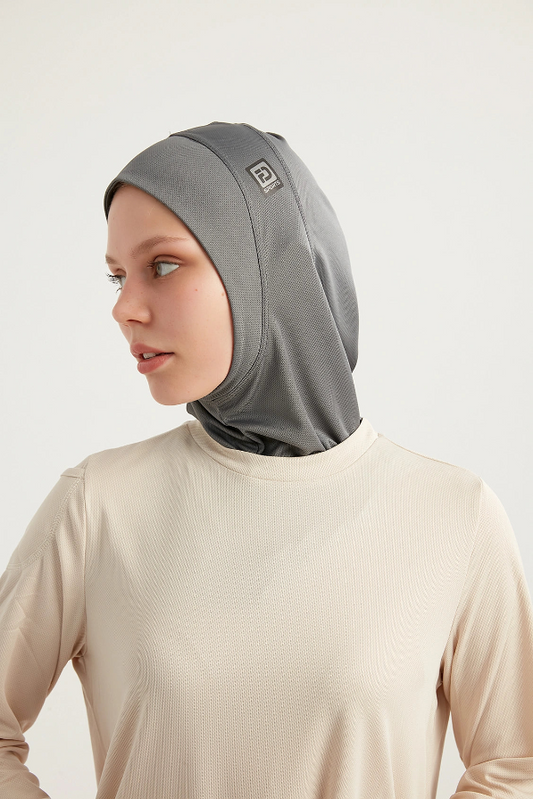 Sports hijab - Grey