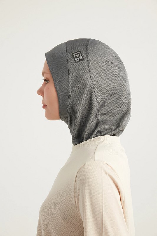 Sports hijab - Grey