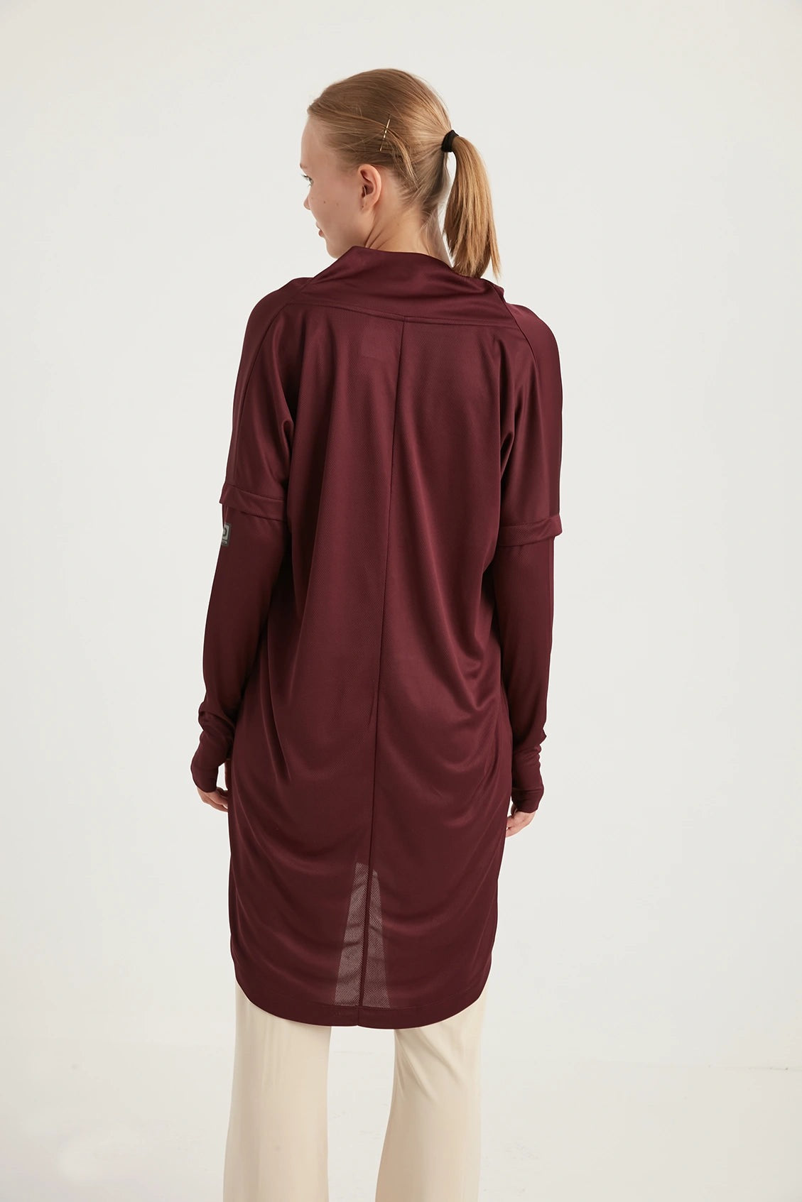 Kanguru Tracksuit Top - Burgundi