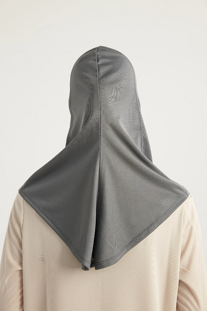 Sports hijab - Grey