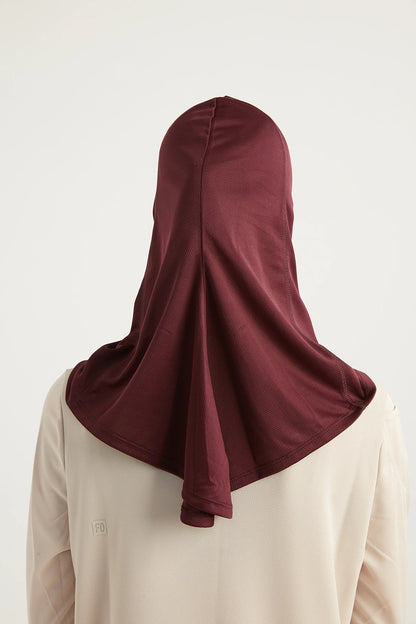 Sports hijab - Burgundy