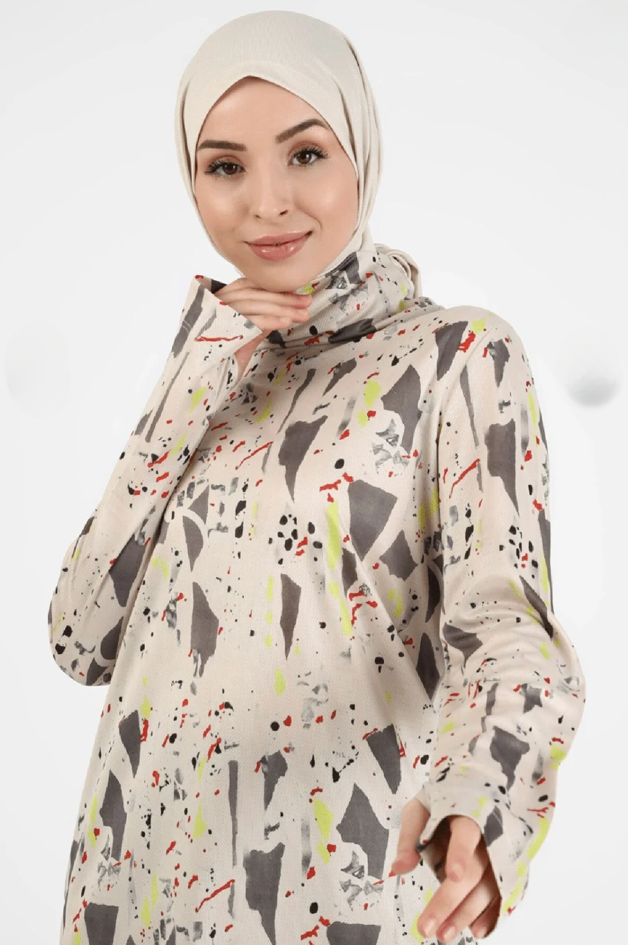 Sports Shawl - Beige