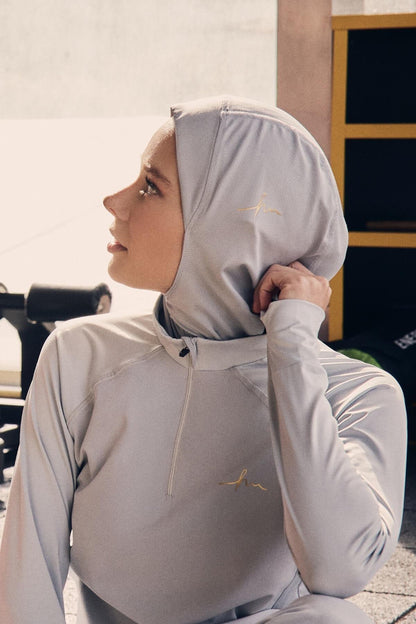Sport's Hijab - light grey