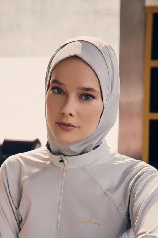 Sport's Hijab - light grey