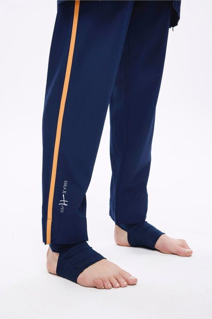 H-Per 6-Piece Full-Coverage Swimsuit Set with Orange bands
