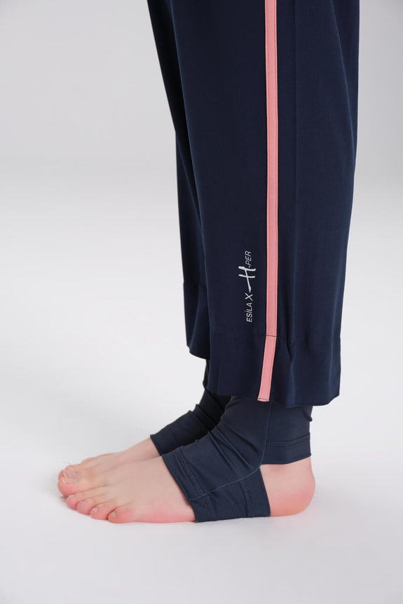 H-Per 6-Piece Full-Coverage Swimsuit Set with Pink bands