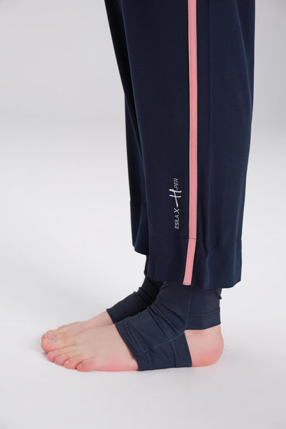 H-Per 6-Piece Full-Coverage Swimsuit Set with Pink bands